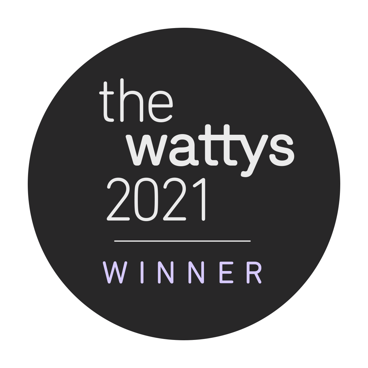 Watty Awards 2021 Gewinnerbanner